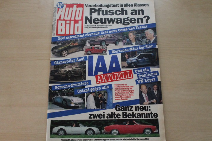 Deckblatt Auto Bild (37/1993)
